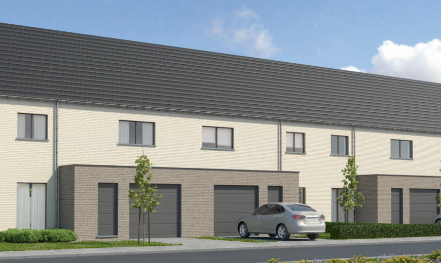 Moderne woningen in Izegem