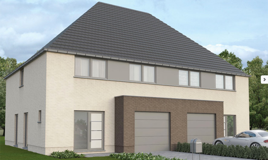 Moderne woningen in Ronse